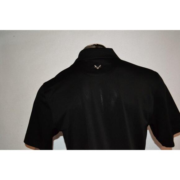 40722 Callaway Golf Polo Shirt X-Series Black Polyester Size Small Mens - Picture 6 of 8
